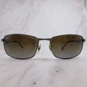 Ray-Ban RB3498 029/T5 Gunmetal Polarized Brown Gradient Sunglasses 61-17 135